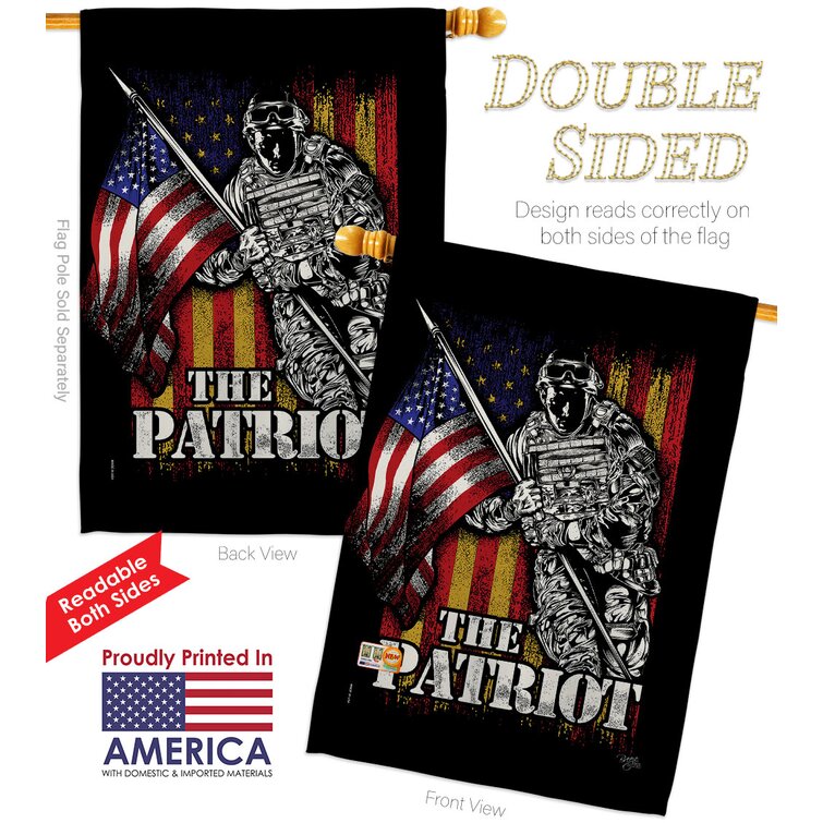 Breeze Decor Double Sided 40 H X 28 W Polyester House Flag Wayfair   Double Sided 40'' H X 28'' W Polyester House Flag 